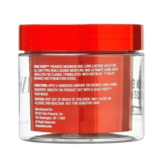 New Sealed Pack of 3 KISS Edge Fixer 24 Hour Max Hold Strawberry Acai - Picture 4 of 4